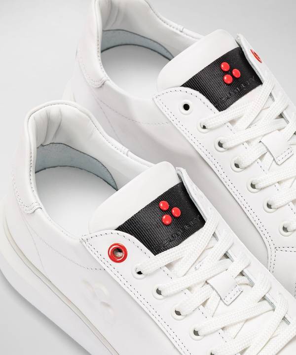 Peuterey Sneaker In Pelle Con Logo Goffrato Sottocosto