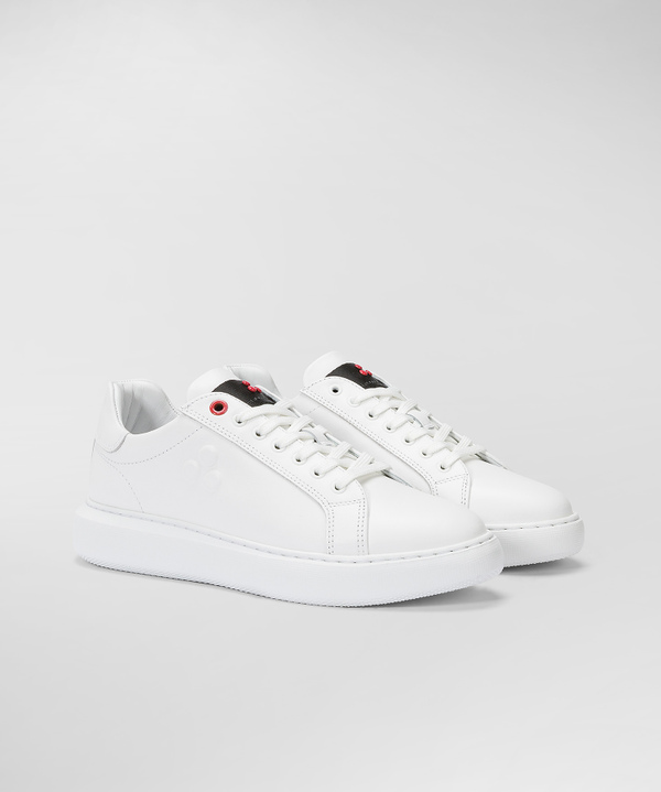 Peuterey Sneaker In Pelle Con Logo Goffrato Sottocosto