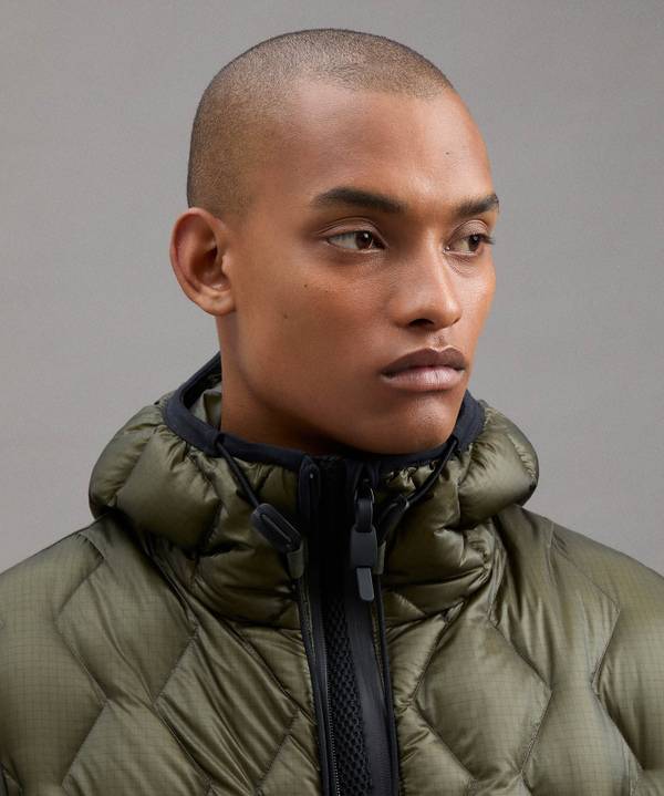 Peuterey Bomber Bimateriale Con Trapunta Geometrica Spedizione gratuita