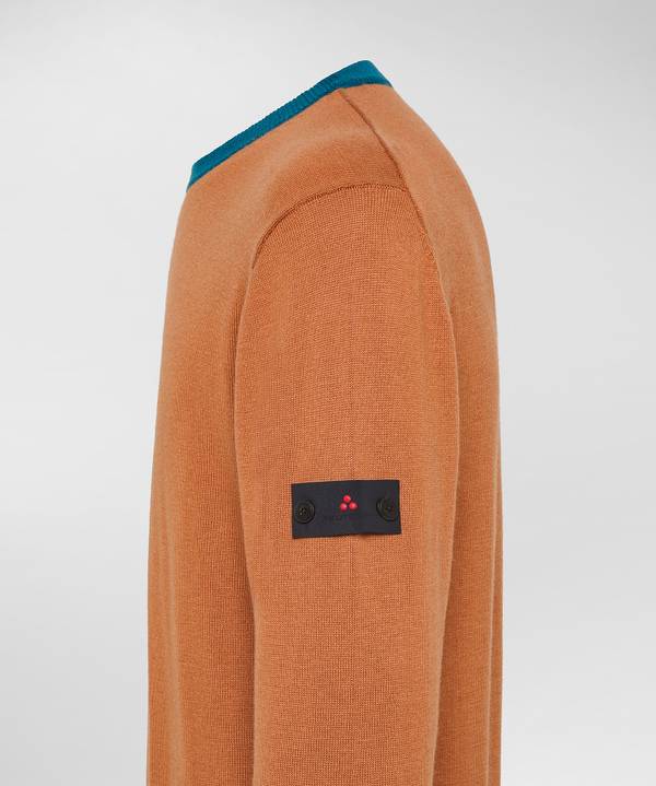 Peuterey Pullover In Tricot Misto Lana Con Dettagli A Contrasto Prezzo di fabbrica