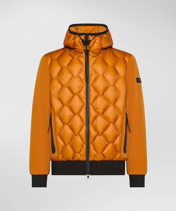 Peuterey Bomber Bimateriale Con Trapunta Geometrica Comprare a buon mercato