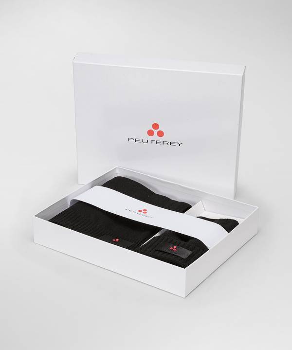 Peuterey Kit Berretto E Sciarpa In Misto Lana Black Friday