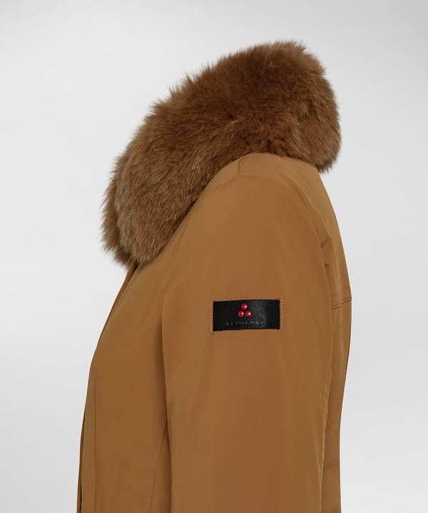 Peuterey Giacca Slim Con Pelliccia Offerta natalizia