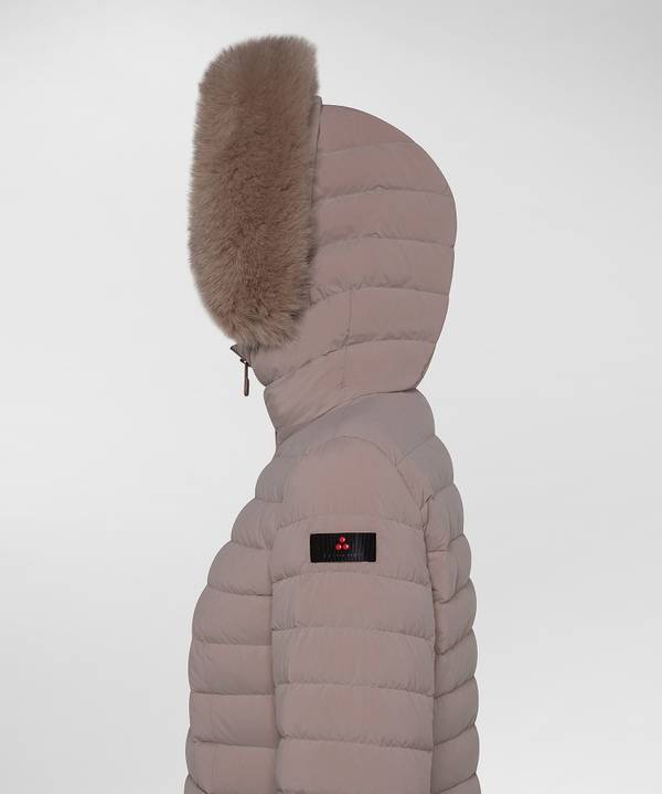 Peuterey Piumino Slim Con Pelliccia Offerta Pasqua