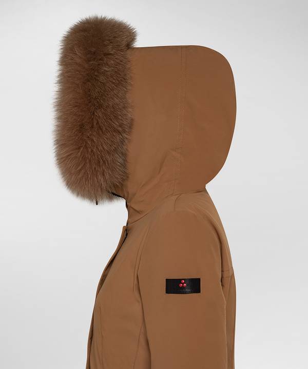 Peuterey Giacca Slim Con Pelliccia In Tono Colore Offerta per la Festa della Mamma