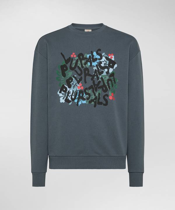 Peuterey Felpa Plurals con stampa tropicale Offerta San Valentino