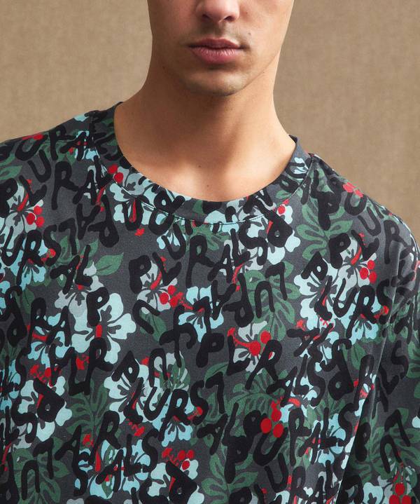 Peuterey T-shirt print all over Smaltimento dello stoccaggio