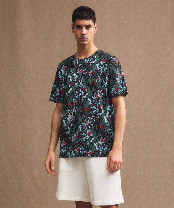 Peuterey T-shirt print all over Smaltimento dello stoccaggio