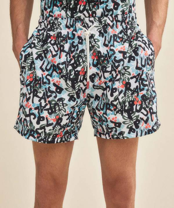 Peuterey Costume boxer a motivi floreali Offerta migliore