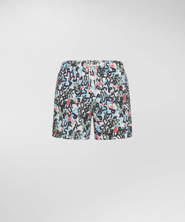 Peuterey Costume boxer a motivi floreali Offerta migliore