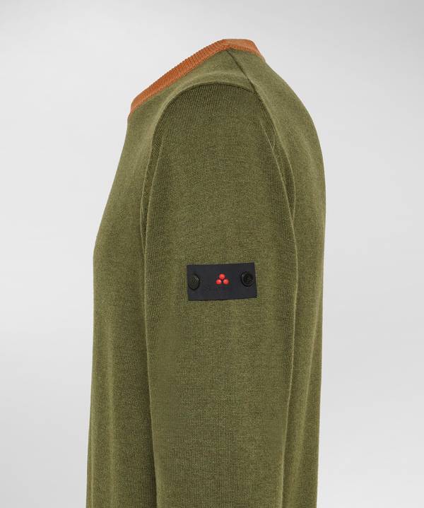 Peuterey Pullover In Tricot Misto Lana Con Dettagli A Contrasto Offerte giornaliere