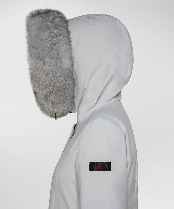 Peuterey Giacca Slim Con Pelliccia In Tono Colore Offerta settimanale