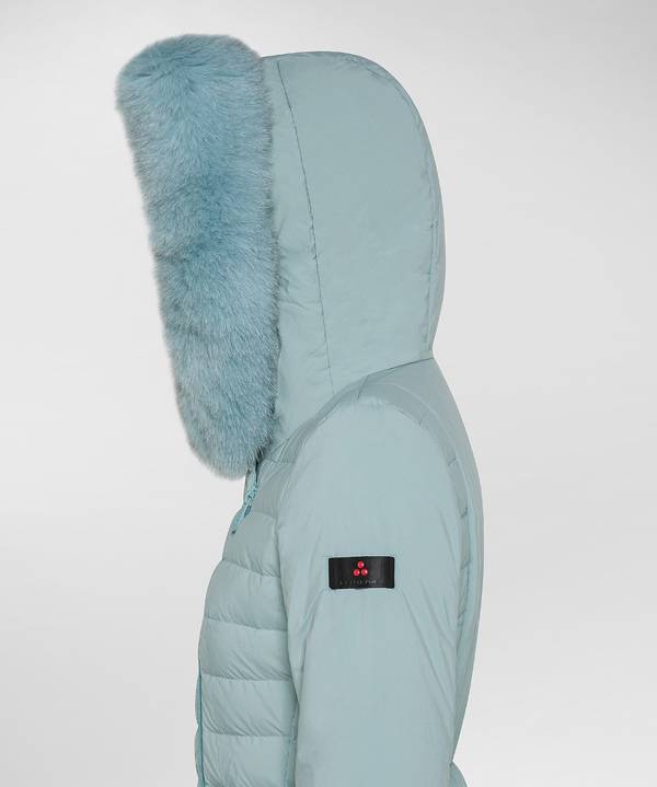 Peuterey Piumino Slim Con Pelliccia Ultimo giorno
