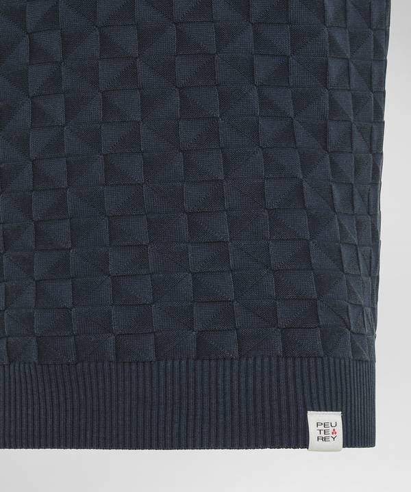 Peuterey Polo in cotone con effetto 3D In vendita