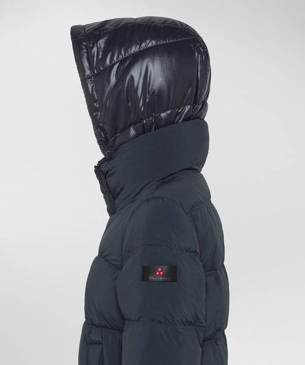 Peuterey Piumino Con Cappuccio In Contrasto Materiale Shopping Online