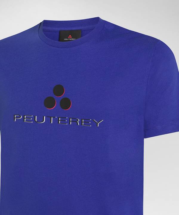 Peuterey T-shirt logata di cotone In Vendita