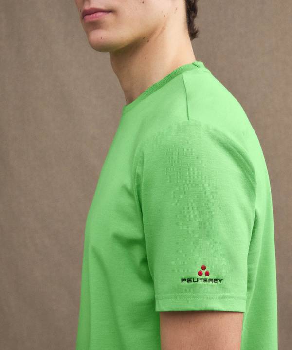 Peuterey T-Shirt stretch in cotone e seta Vendite Flash