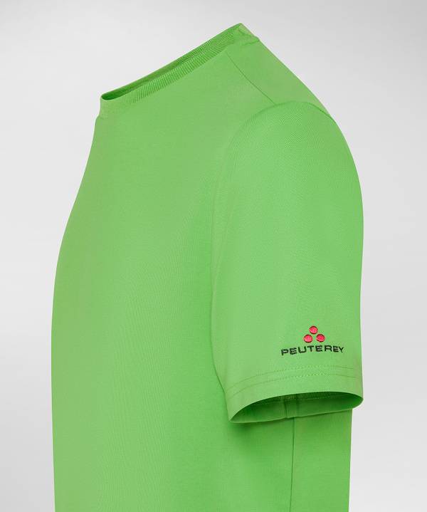 Peuterey T-Shirt stretch in cotone e seta Vendite Flash