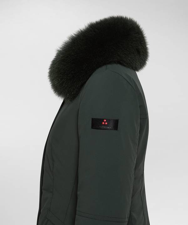 Peuterey Giacca Slim Con Pelliccia Negozio online di fabbrica