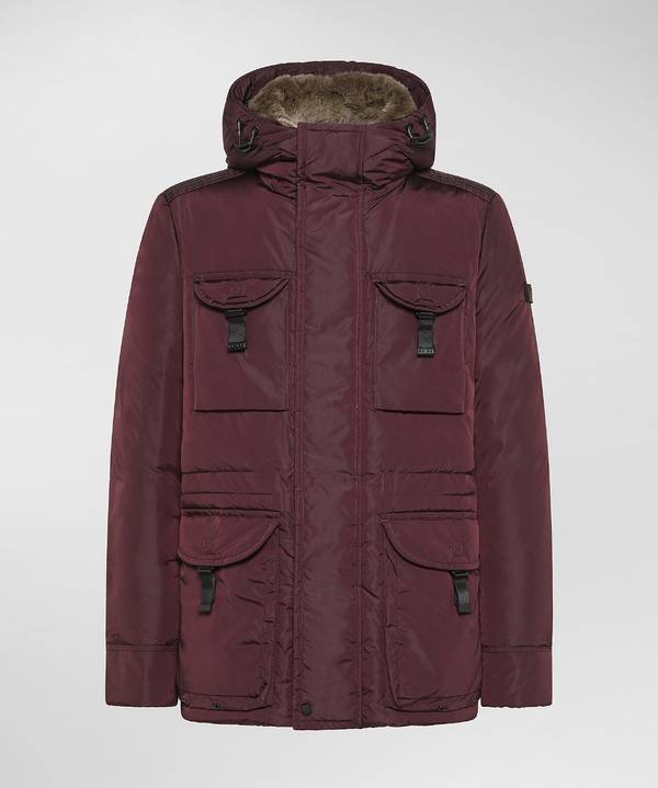 Peuterey Field Jacket In Taffeta’ Con Cappuccio In Pelliccia Offerta per la Festa della Mamma