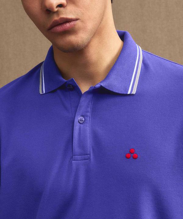 Peuterey Polo in piquet di cotone stretch Offerta San Valentino