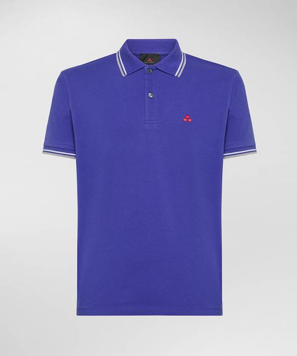 Peuterey Polo in piquet di cotone stretch Offerta San Valentino