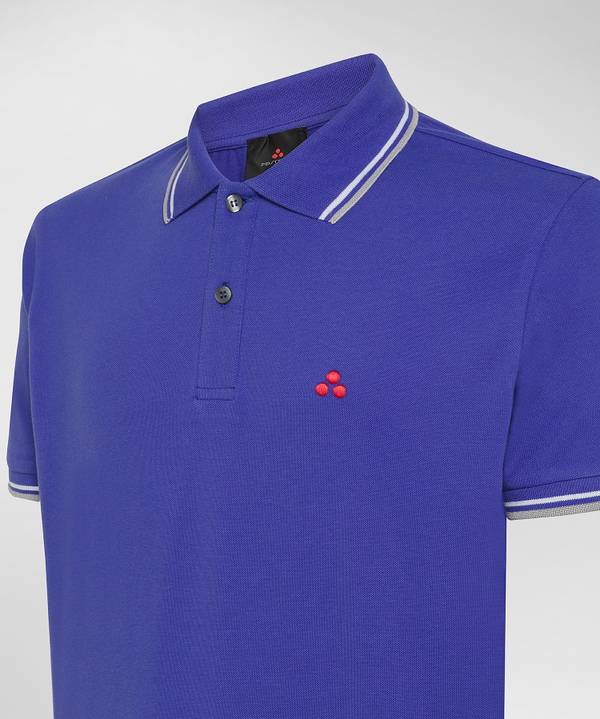 Peuterey Polo in piquet di cotone stretch Offerta San Valentino