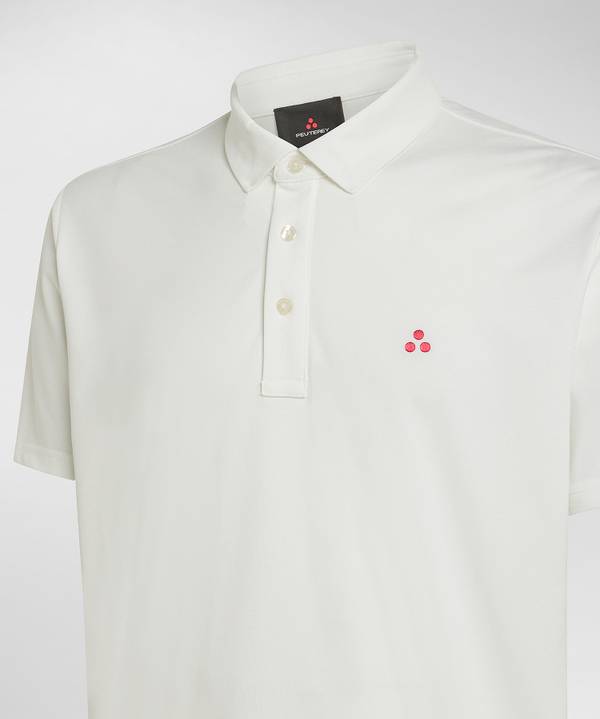 Peuterey Polo in piquet stretch Lightning offer