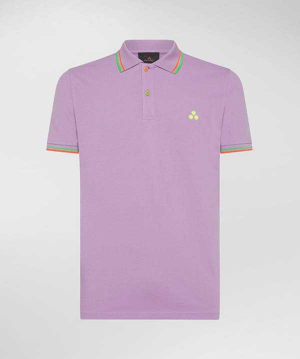 Peuterey Polo in piquet con dettagli fluo Grandi sconti