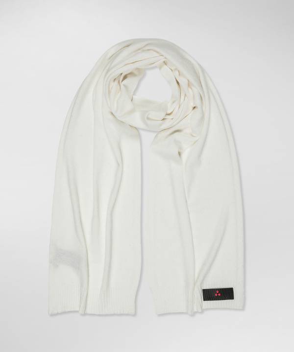 Peuterey Sciarpa In Tricot Misto Lana Con Fascetta Portalogo Bestseller