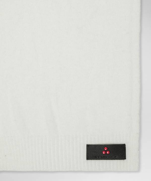 Peuterey Sciarpa In Tricot Misto Lana Con Fascetta Portalogo Bestseller