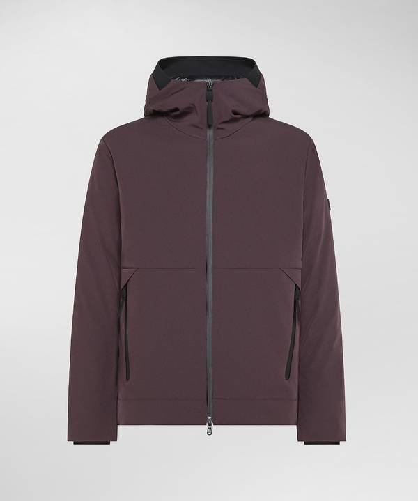 Peuterey Bomber Liscio In Primaloft Con Dettagli Neri
