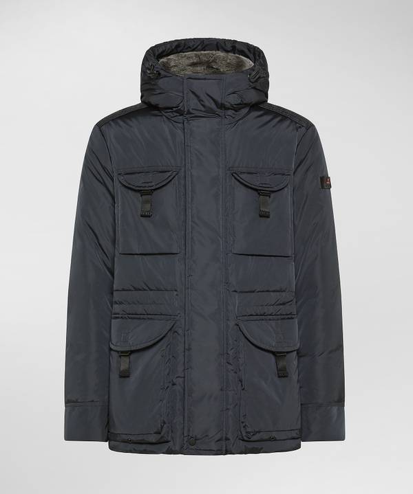Peuterey Field Jacket In Taffeta’ Con Cappuccio In Pelliccia Promozione temporanea