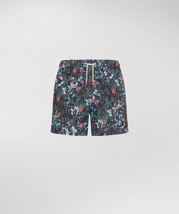 Peuterey Costume boxer a motivi floreali