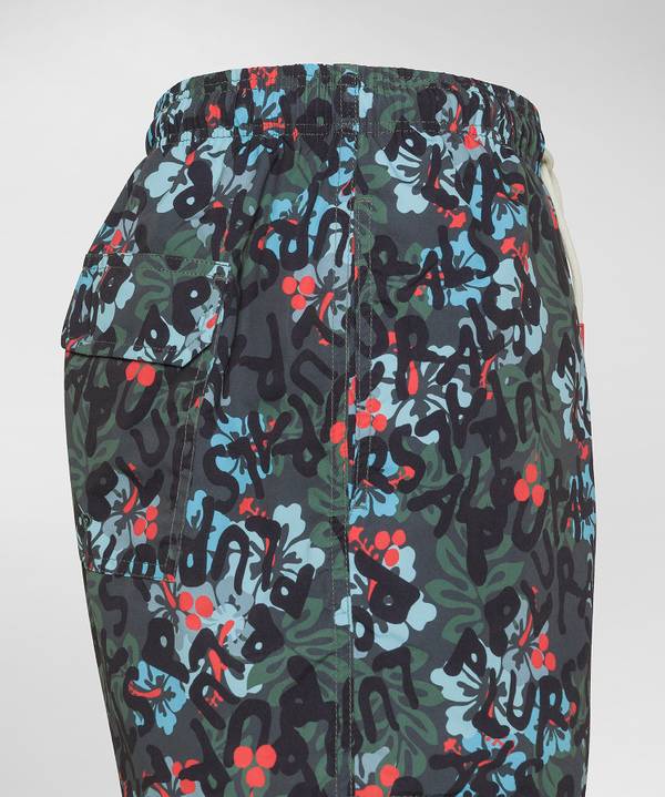 Peuterey Costume boxer a motivi floreali Sostegno trimestrale