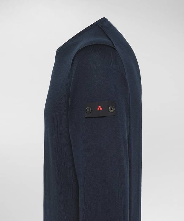 Peuterey Maglia tricot con logo ricamato Presa