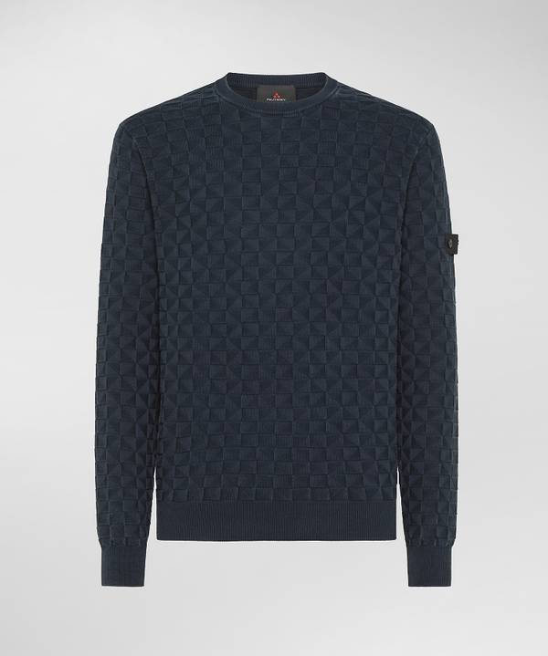 Peuterey Maglia in cotone con effetto 3D Sconto
