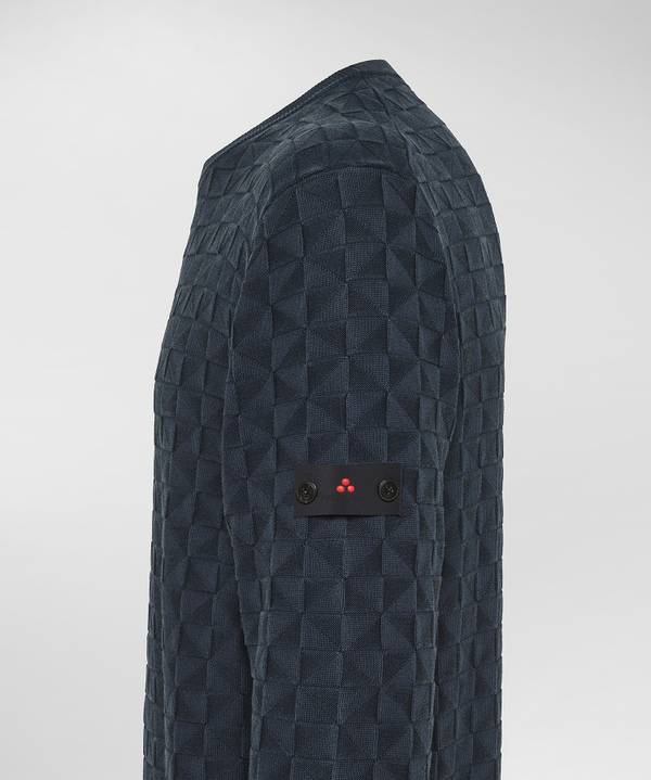 Peuterey Maglia in cotone con effetto 3D Sconto