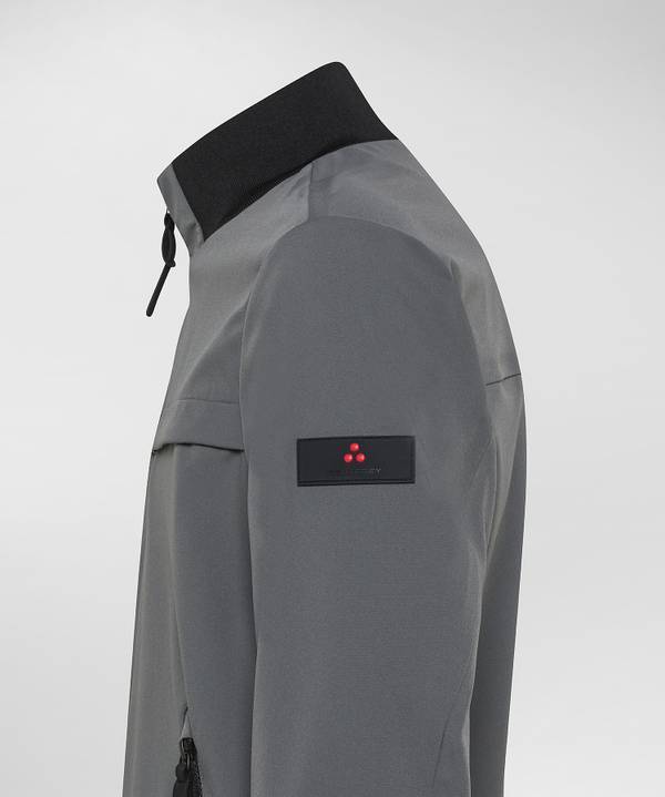 Peuterey Bomber liscio con dettagli neri Outlet