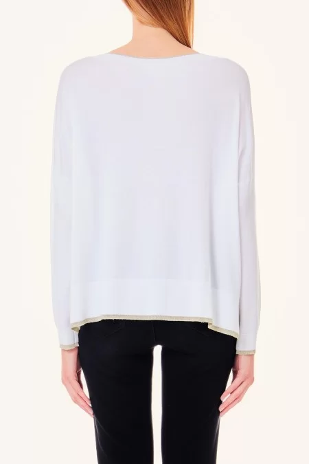 LIUJO JEANS CORE ECS MAGLIA CHIUSA M/C 2025