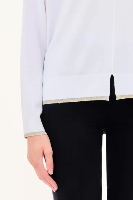 LIUJO JEANS CORE ECS MAGLIA CHIUSA M/C 2025