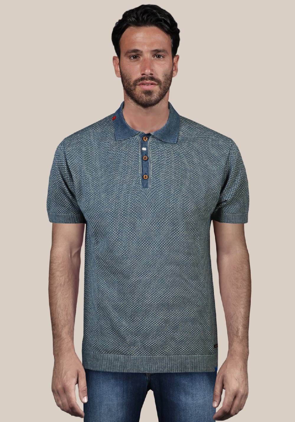 Primo Emporio Polo punto riso con filo a contrasto Latest stili