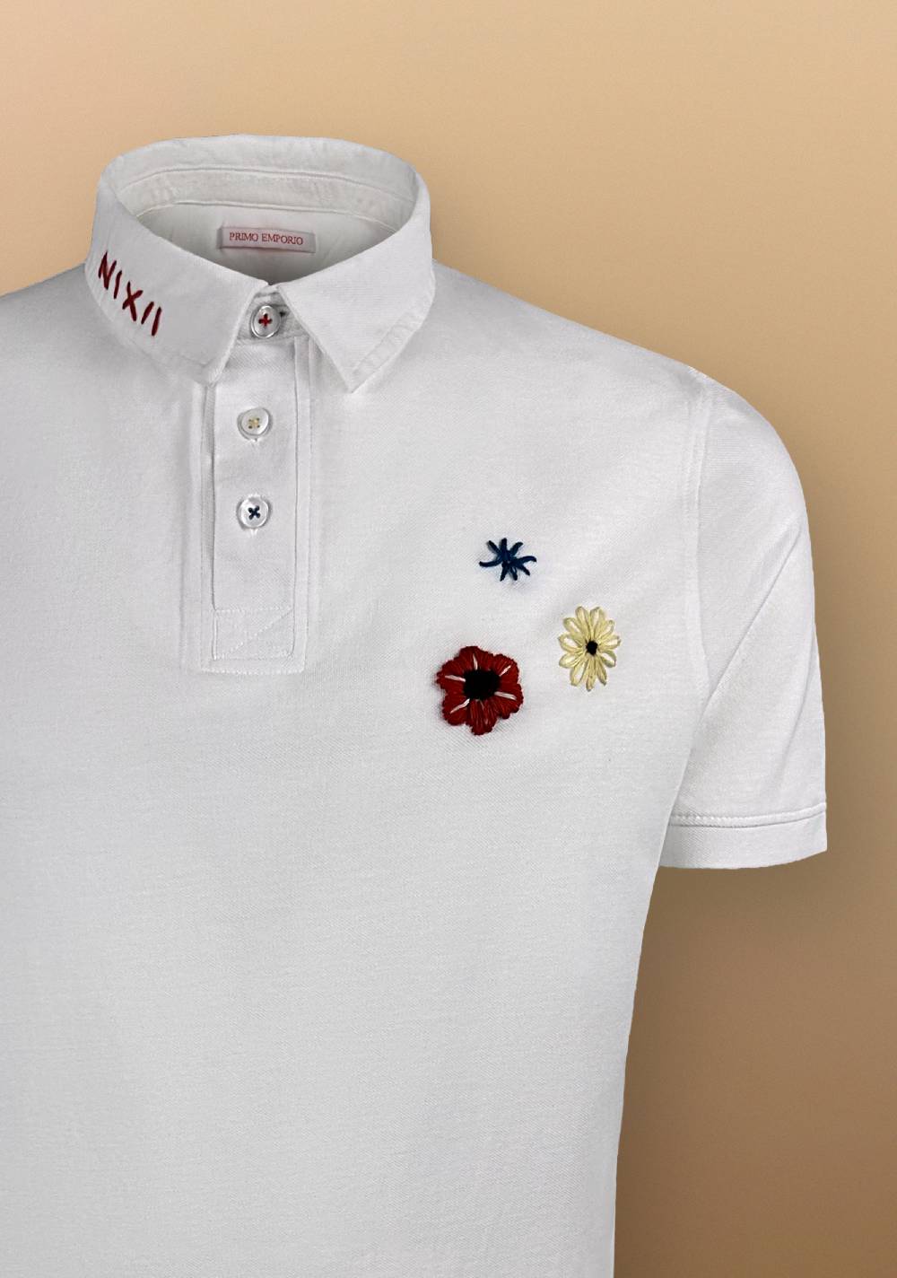 Primo Emporio Polo con Ricami tessuto Piquet Soddisfazione Garantita