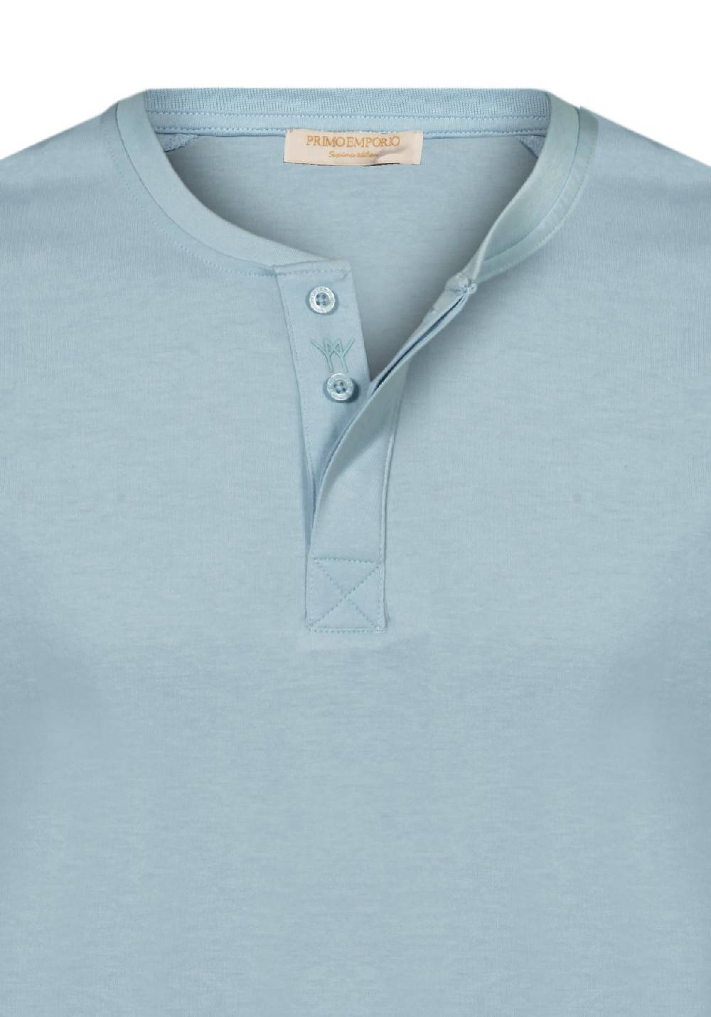 Primo Emporio T-shirt mezza manica con bottoni coperti Duty-free