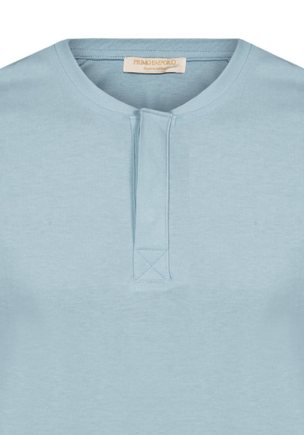 Primo Emporio T-shirt mezza manica con bottoni coperti Duty-free