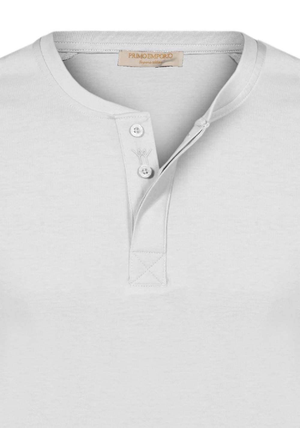 Primo Emporio T-shirt mezza manica con bottoni coperti 50% di sconto per tempo limitato