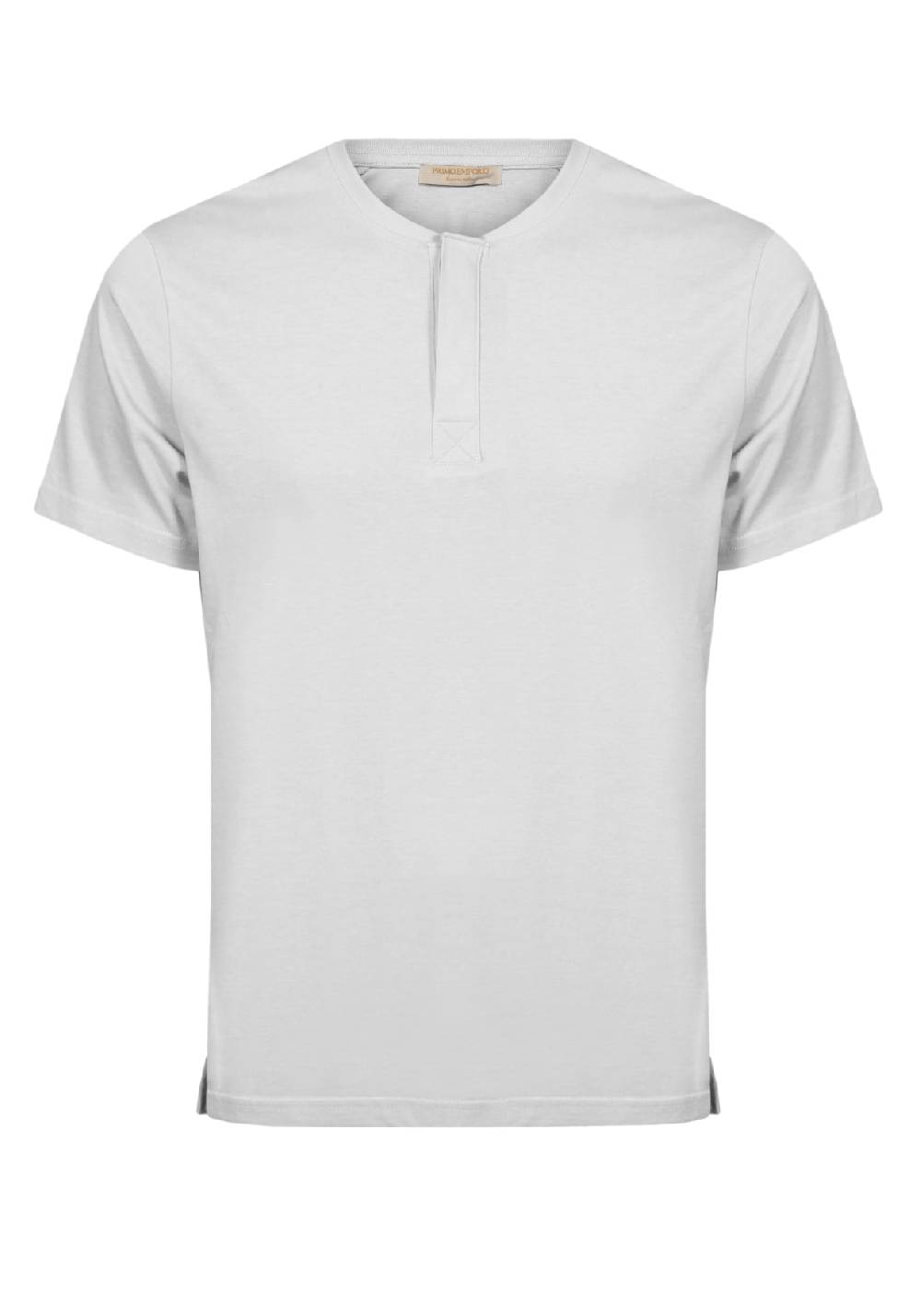 Primo Emporio T-shirt mezza manica con bottoni coperti 50% di sconto per tempo limitato