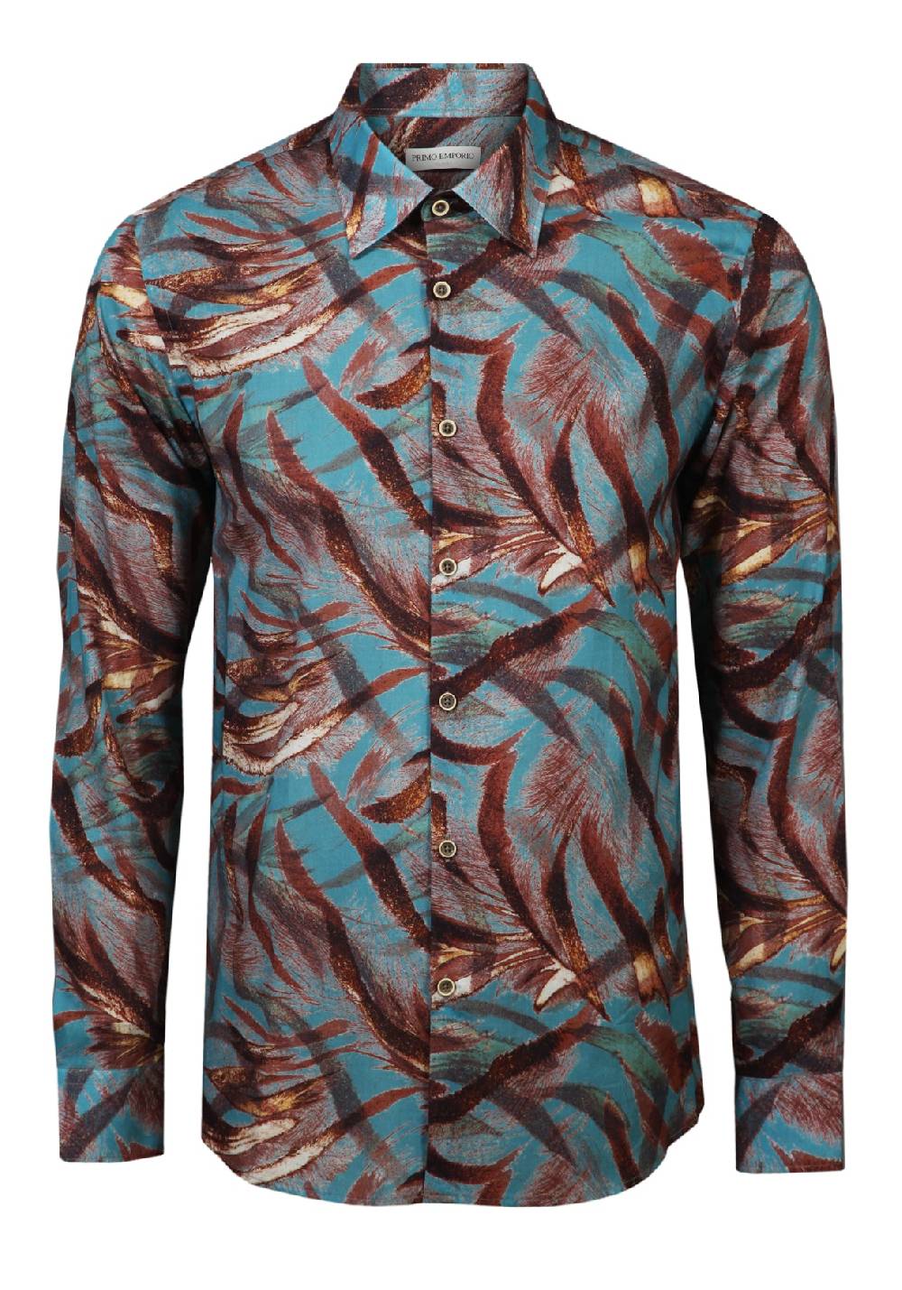 Primo Emporio Camicia in Cotone Fantasia Fiori