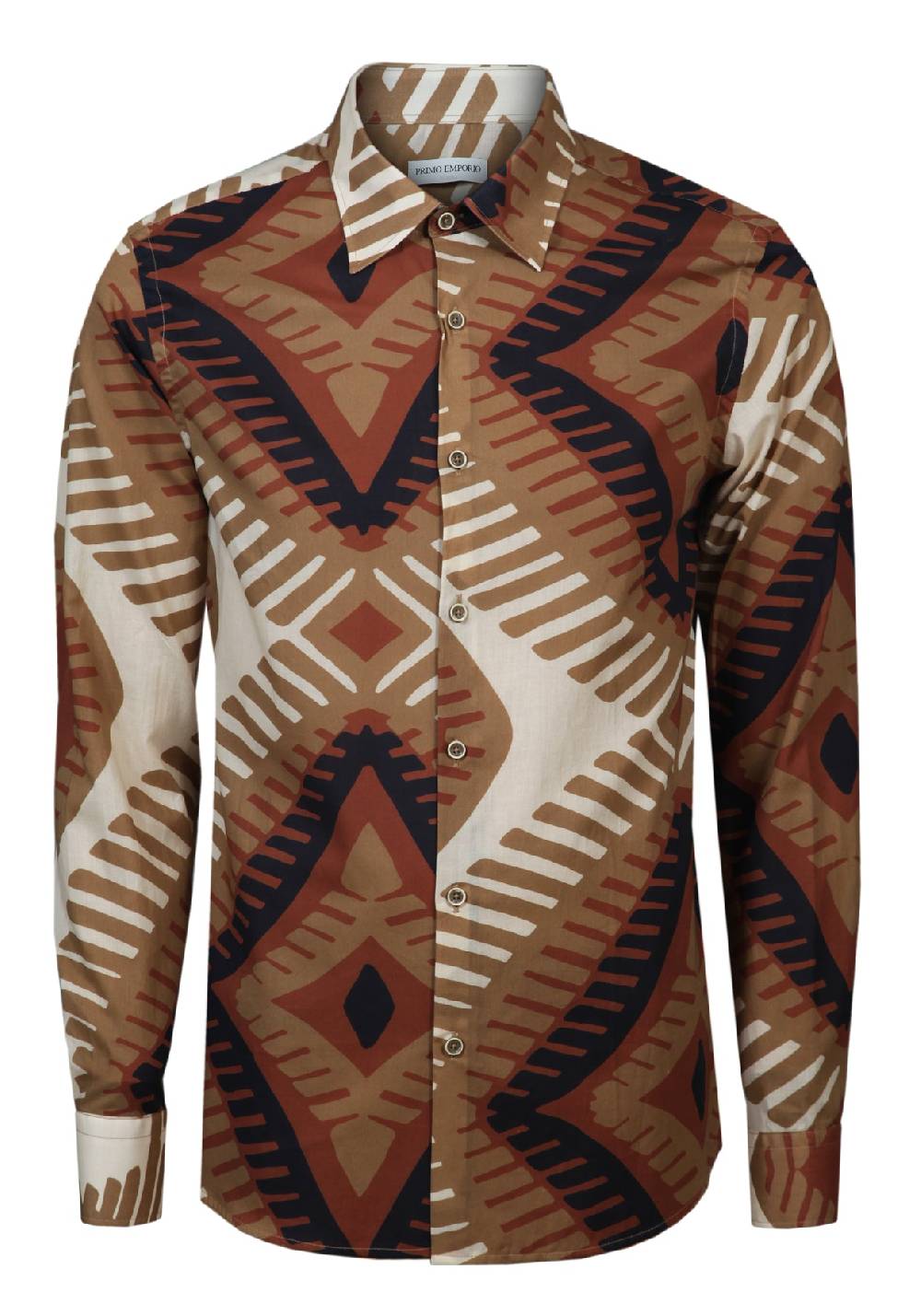 Primo Emporio Camicia in Cotone Fantasia Grande Soddisfazione Garantita