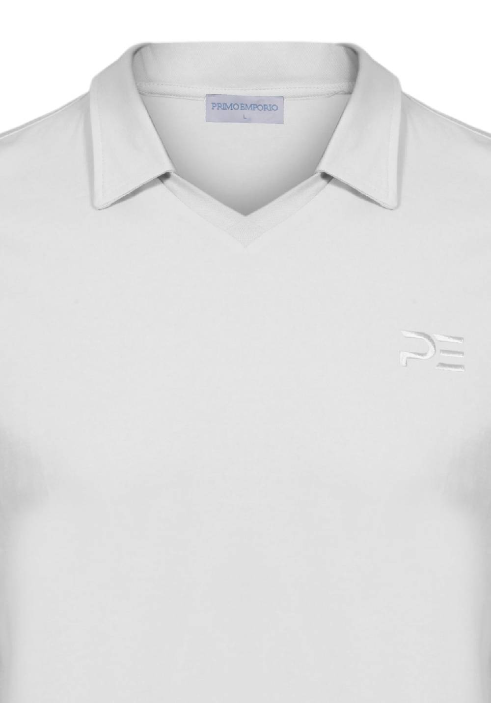 Primo Emporio Polo mezza manica con logo ricamato Sottocosto